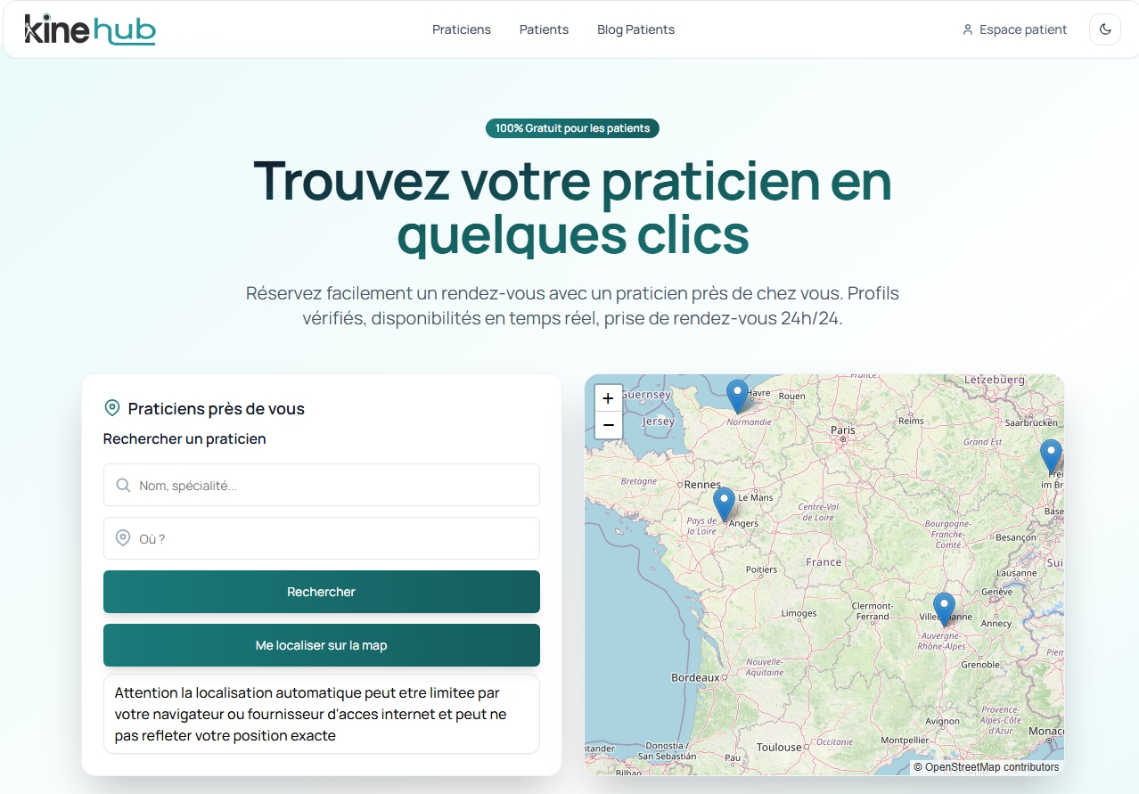 Comment chercher et trouver son kiné en 2026 ?
