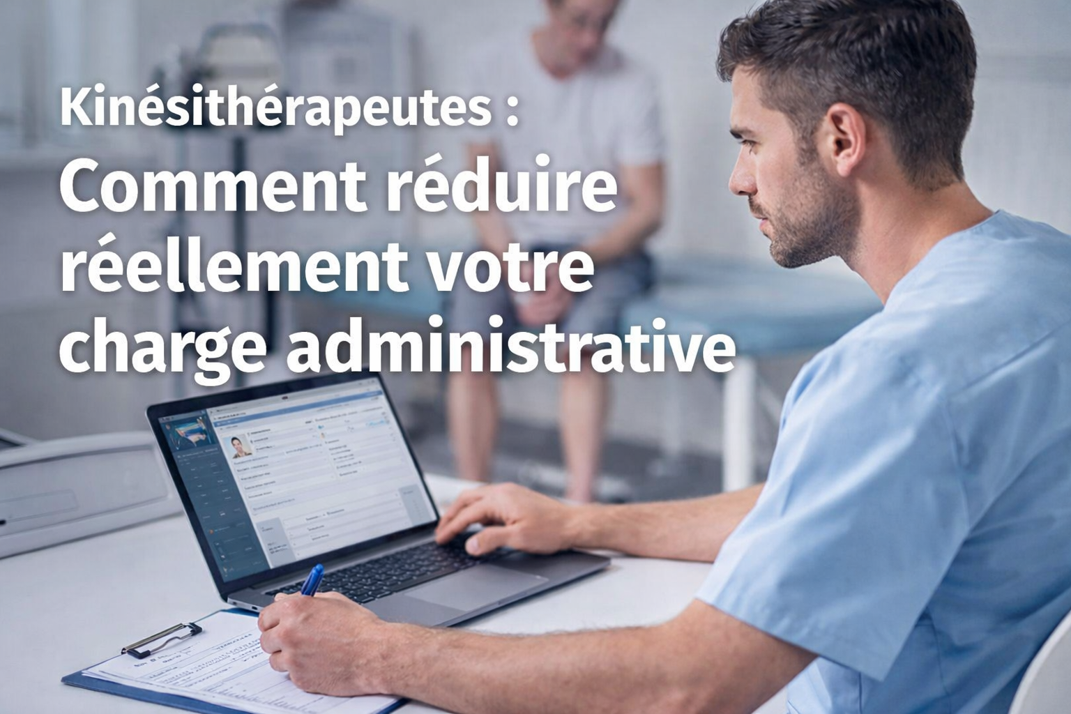 Kinésithérapeutes : comment réduire votre charge administrative au cabinet ?